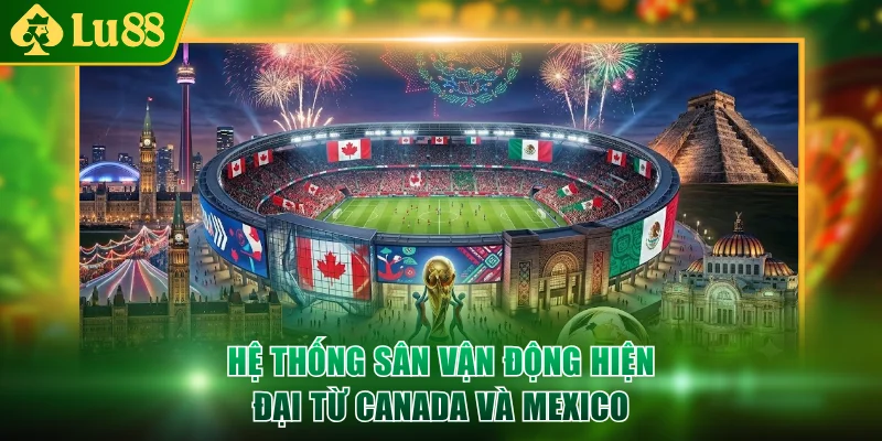 Hệ thống sân vận động hiện đại từ Canada và Mexico