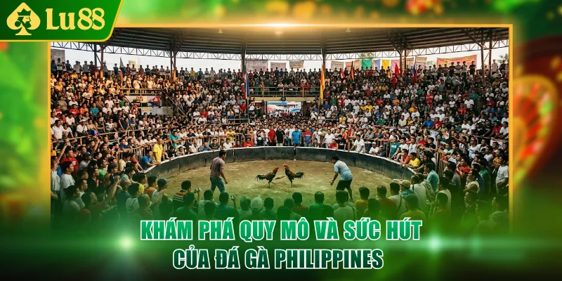 Khám phá quy mô và sức hút của đá gà Philippines