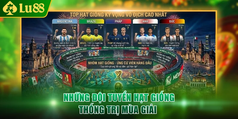 Những đội tuyển hạt giống thống trị mùa giải 
