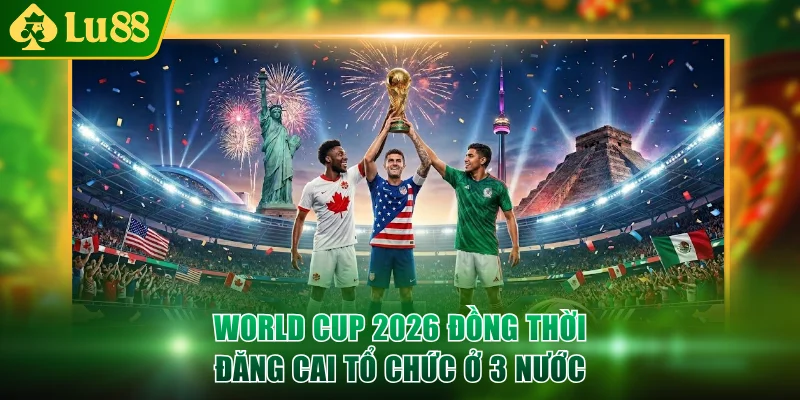 World Cup 2026 đồng thời đăng cai tổ chức ở 3 nước